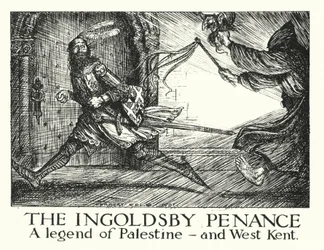 Ingoldsby-legender: The Ingoldsby Penance, A Legend of Palestine and West Kent (litografi)