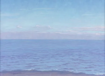 Havet (olie på papir)