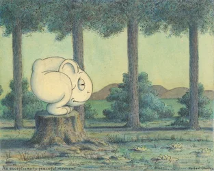 Et usædvanligt fredeligt øjeblik, ca. 1910