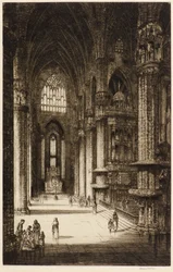 Köln katedral (ætsning)