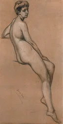 Study of Line af Herbert Draper, c1903