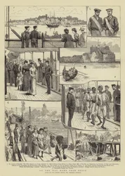 På vej hjem fra Egypten