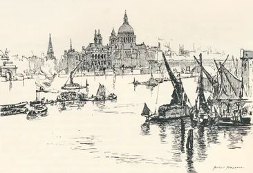 Fra Waterloo Bridge, 1873, 1894