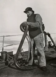 A.B. Cheetham, bådsmanden på Terra Nova, c19101913, 1913