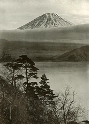 Fuji fra medium nocler-rygsøjle, 1910.