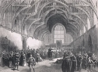 Statsretssag i Westminster Hall på Elizabeth I