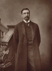 Portræt af forfatteren Sir Henry Rider Haggard 1856-1925.