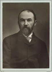 Portræt af forfatteren Thomas Hardy 1840-1928.