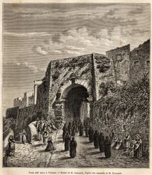 En religiøs procession ved Porta dell