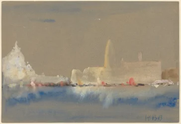 Salute og Dogepaladset set fra Bacino di San Marco