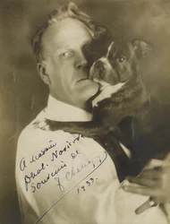Portræt af sangeren Feodor Ivanovich Chaliapin 1873-1938, ca. 1930.