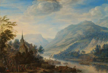 Udsigt over Rhinen nær Reineck