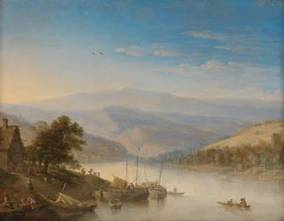 Udsigt over Rhinen nær Andernach
