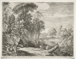 Æslet førte til floden, ca. 1652-1654.