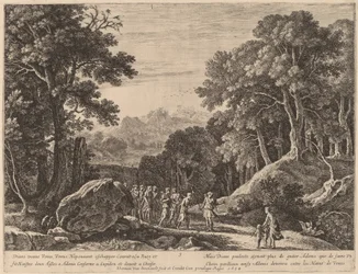 Venus tilbyder Diana et valg mellem Amor og Adonis