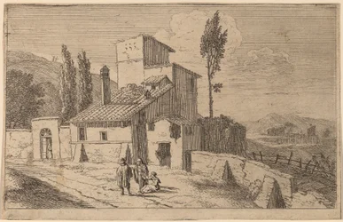 Udsigt over et kloster