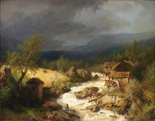 Mølle på en torrent