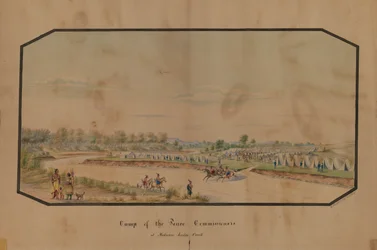 Fredskommissærernes lejr ved Medicine Lodge Creek