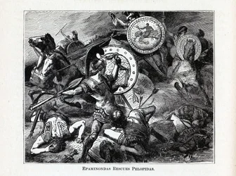 Epaminondas redder Pelopidas, 1882