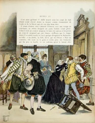 Jean Châtels (1575-1594) attentat den 27. december 1594, hvor han trængte ind i Gabrielle d