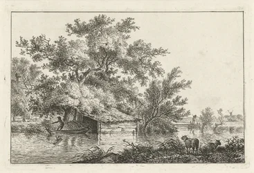 Båd ved bådehus