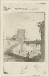 Bybilledet italiensk landskab