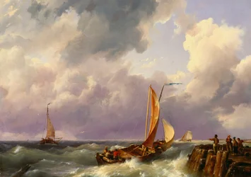 Forsendelse fra en anløbsbro, 1852