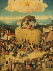Haywain Triptych Central panel, ca. 1516