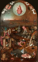 Dommedagstriptykon, midterpanel, ca. 1490-1510