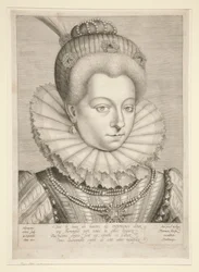 Portræt af Catherine Henriette de Balzac D