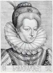 Portræt af Catherine Henriette de Balzac d
