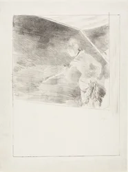 Sangerinde ved en café-koncert