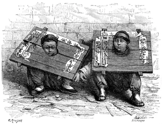 Søjlen i Japan før revolutionen, 1895.