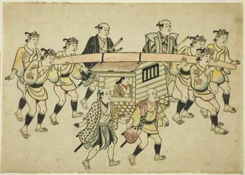Procession af en Daimyo
