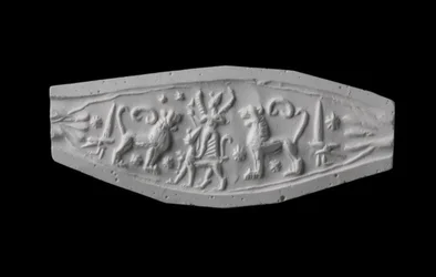 Hittitisk ringaftryk (gips)