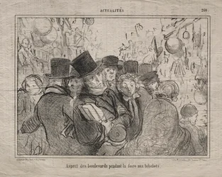 Aktualiteter (nr. 260): Udsigt over boulevarder under et marked for nips