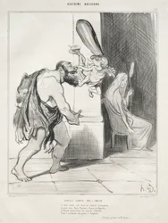 Ancient History, plade 25: Herkules underkuet af Amor, 18. september 1842.