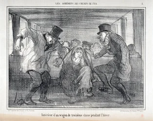 Illustration til serien "Les Agrements des Chemin de fer"