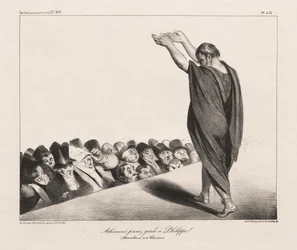 La Caricature, Pl. 454, Athenerne Pas på Philip!