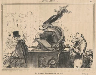 Courtillens nedstigning i 1855