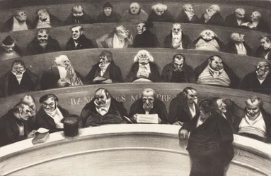 The Legislative Belly af Honore Daumier, 1834
