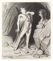 Ødipus ved Sfinxen