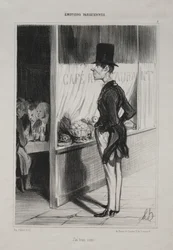 Parisian Emotions, plade 3: I Have Three Sous!, 1839.