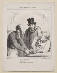Parisian Sketches, plade 16: Du vil ikke tage noget?