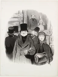 Livets smukke dage, plade 59: Når ens portræt er i salonen, 1845.