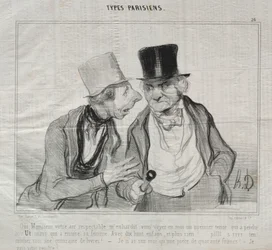 Typer Parisiens, plade 26: Ja, Sir, Deres respektable luft opmuntrer mig...