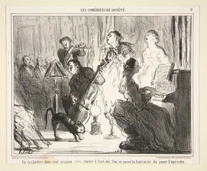 Et orkester i et hus