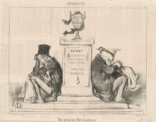 Udsigt taget ved Père Lachaise