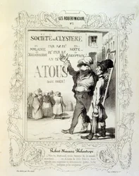 illustrationer om ideer og legender Philipon under titlen Les Cent og Robert Macaire