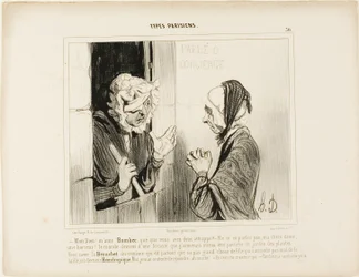 "- Min Gud! Madame Bombec, hvad er der sket med dig - Tal ikke om det, min kære, det er forfærdeligt. Verden går fra slemt til værre, jeg ville hellere være pedel i den botaniske have! Du ved, ham Bézuchet fra femte sal, ham der altid insisterer på at
